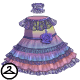 Thumbnail for Dyeworks Purple: Gothic Pastel Dress