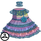 Thumbnail for Dyeworks Teal: Gothic Pastel Dress