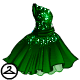 Thumbnail for Dyeworks Green: Sparkling Red Holiday Dress