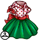 Thumbnail for Dyeworks Red: Polka Dot Holiday Dress