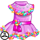 Youll look as sweet as candy in this colourful dress!