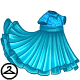 A flowing dress for any maraquan. This item is only wearable by Neopets painted Maraquan. If your Neopet is not painted Maraquan, it will not be able to wear this NC item.