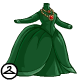 Thumbnail for Dyeworks Dark Green: Mysterious Velveteen Dress