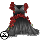 Thumbnail for Dyeworks Black: Vintage Mauve Valentine Gown