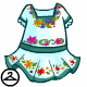 Thumbnail for White Flower Embroidery Dress