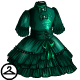 Dyeworks Green: Ruby Carolling Dress