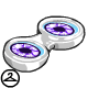 Premium Collectible: Silver Swirl Contacts