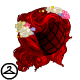 Thumbnail for Dyeworks Red: Fancy Floral Tea Wig
