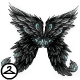 Dyeworks Black: Jewelled Silver Wings