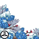 Thumbnail for Dyeworks Blue: Snowy Pine Cone Foreground