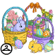 These spring negg baskets are full of neggs and snowbunnies! How adorable :)