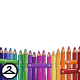Coloured Pencil Fence