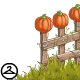 No pumpkins were harmed in the making of this pumpkin fence...