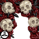 Thumbnail for Gothic Roses and Skulls Garland