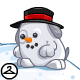 The Christmas Warf seems to really enjoy this charming snowman!