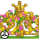 This lovely, yellow and pink flower-decorated fence will keep your Neopet protected from unwanted visitors. This was a prize for completing an NC Mall Quest during the Y13 Festival of Neggs.