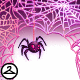 Jewelled Pink Spyderweb Garland