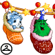 Petpets in Stockings Garland