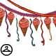 Thumbnail for Fancy Ice Cream Cone Garland