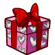 Shiny Valentines Day Gift Wrap