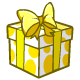 Yellow Polka Dot Gift Box