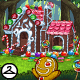 Gingerbread Dream House Background