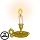 This candle will light your way through the darkness. This NC item was obtained through Dyeworks.