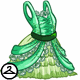 Queen of Green Dress - r500