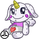 Aww, this Feloreena plushie is all ready for Valentines Day. This item is only wearable by Neopets painted Baby. If your Neopet is not painted Baby, it will not be able to wear this NC item.