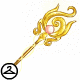 Now you can have light all around you with this magical staff in hand.