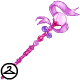 Magical Pink Orb Staff