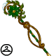Thumbnail for Dyeworks Green: Winter Poinsettia Staff