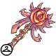 Thumbnail for Shiny Rose Gold Flower Wand