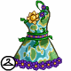 You can find all the lands of Neopia on this dress! This prize was awarded through Edolies Phantastic Finds.