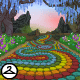 Mosaic Path Background