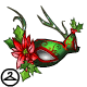 Thumbnail for Festive Poinsettia and Holly Mask