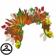 All the prettiest colours of Autumn foliage are captured in this lovely wreath.