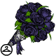 Thumbnail for Gothic Black Rose Bouquet