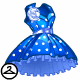 Thumbnail for Blue Polka Dot Dress