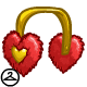 Red Heart Earmuffs