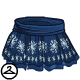 Blue Snowflake Skirt