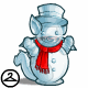 That little guy looks pretty chilly. Good thing he has that cute scarf on!