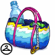 This roomy beach bag can hold all your towels, sunblock, and beach toys!