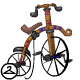 Old-Fashioned Bicycle Trinket
