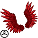 Red Feather Valentine Wings