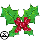 Giant sprigs of holly make the perfect pair of wings!