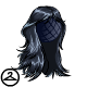Dyeworks Black: Long Charming Grey Wig