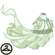 Thumbnail for Dyeworks Green: Maraquan White Beaded Gown