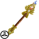 This ornate sceptre has been handed down the royal lines. This was the second stage in a two-stage Mini Mysterious Morphing Experiment (MiniMME). To learn more about MiniMMEs, please go to the NC Mall FAQ.