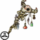 This voodoo staff is made of skulls and potions. Note: This was a Limited Edition Bonus item for the thirteenth Mysterious Morphing Experiment (MME). Lucky you!